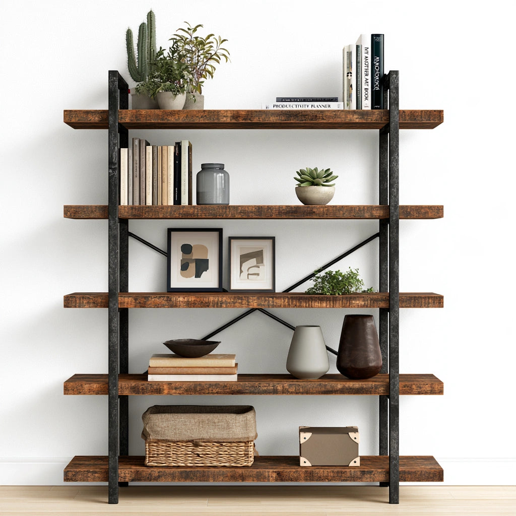 Bücherregal, aus Holz, Farbe: hellbraun