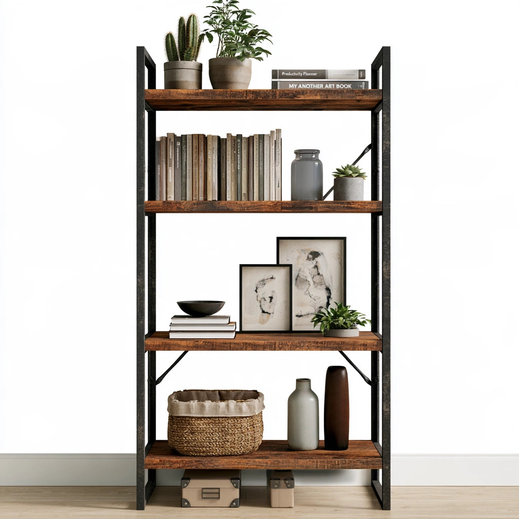 Bücherregal, aus Holz, Farbe: hellbraun