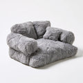 Gepolstertes Haustiersofa, mit klarer Formgebung, Farbe: grau